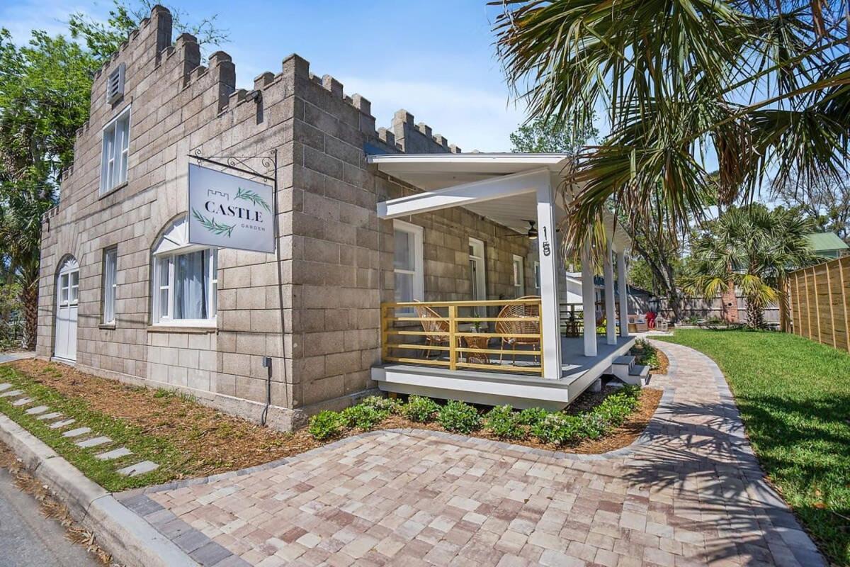 Remodeled Historic 1800S Carriage House, The Castle Garden, Colonial Modern Mansion Villa St. Augustine Exterior photo